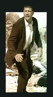 Jack en costume-cravate avec le crash...