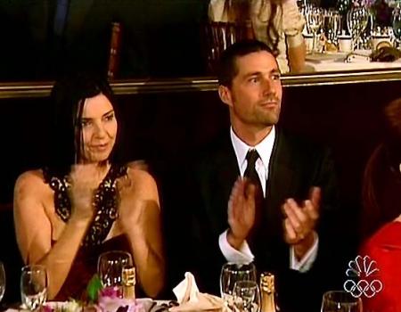 Matthew et sa femme aux Golden Globe Awards